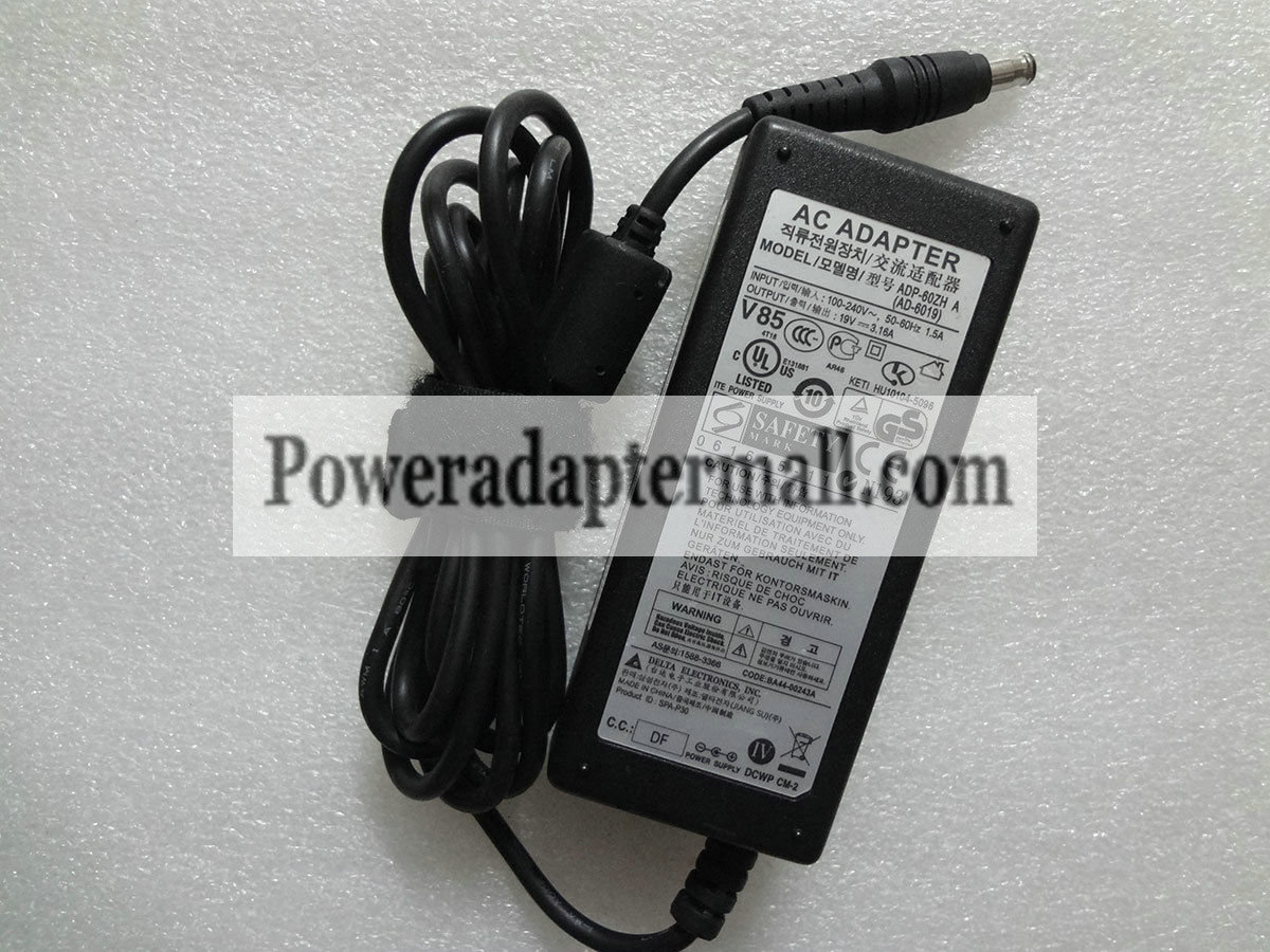 Original 60W Samsung Series 3 NP300E5A-S04AU AC Adapter charger